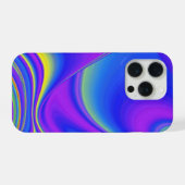 サマフィーリング、抽象芸術3Dレインボワート iPhoneケース (裏面横)