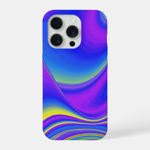 サマフィーリング、抽象芸術3Dレインボワート iPhone 15 PROケース