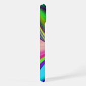 サマフィーリング、抽象芸術3Dレインボワート iPhoneケース (右側面)