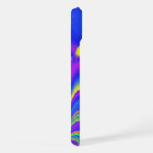 サマフィーリング、抽象芸術3Dレインボワート iPhoneケース (右側面)