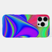 サマフィーリング、抽象芸術3Dレインボワート iPhoneケース (裏面横)