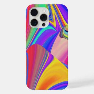 サマフィーリング、抽象芸術3Dレインボワート iPhone 15 PRO MAXケース