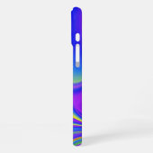 サマフィーリング、抽象芸術3Dレインボワート iPhoneケース (左側面)