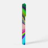 サマフィーリング、抽象芸術3Dレインボワート iPhoneケース (右側面)
