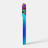 サマフィーリング、抽象芸術3Dレインボワート iPhoneケース (左側面)