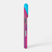 サマフィーリング、抽象芸術3Dレインボワート iPhoneケース (右側面)