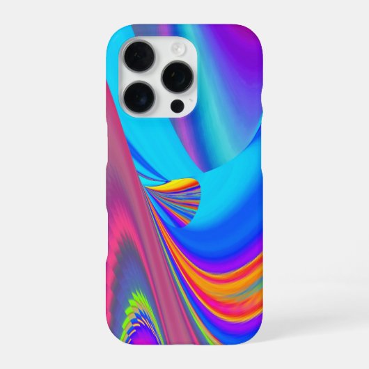サマフィーリング、抽象芸術3Dレインボワート iPhoneケース (裏面)