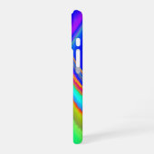 サマフィーリング、抽象芸術3Dレインボワート iPhone 16ケース (左側面)