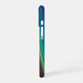 サマフィーリング、抽象芸術3Dレインボワート iPhone 16ケース (左側面)