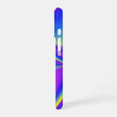 サマフィーリング、抽象芸術3Dレインボワート iPhone 16ケース (左側面)