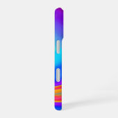 サマフィーリング、抽象芸術3Dレインボワート iPhone 16ケース (右側面)