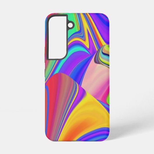 サマフィーリング、抽象芸術3Dレインボワート SAMSUNG GALAXYケース (裏面)