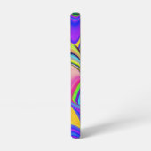 サマフィーリング、抽象芸術3Dレインボワート SAMSUNG GALAXYケース (左側面)