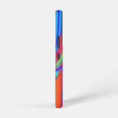 サマフィーリング、抽象芸術3Dレインボワート SAMSUNG GALAXYケース (右側面)
