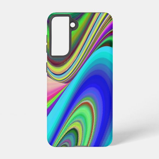 サマフィーリング、抽象芸術3Dレインボワート SAMSUNG GALAXYケース (裏面)