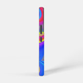 サマフィーリング、抽象芸術3Dレインボワート SAMSUNG GALAXYケース (右側面)