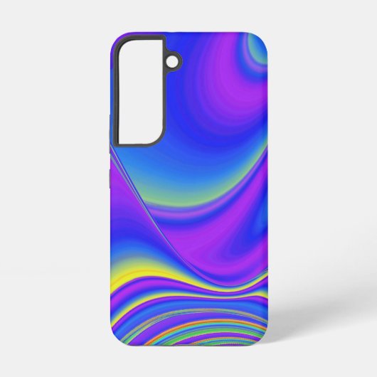 サマフィーリング、抽象芸術3Dレインボワート SAMSUNG GALAXYケース (裏面)