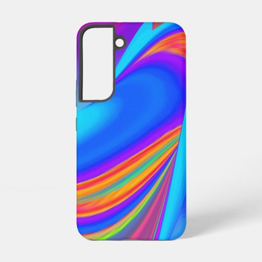 サマフィーリング、抽象芸術3Dレインボワート SAMSUNG GALAXYケース (裏面)
