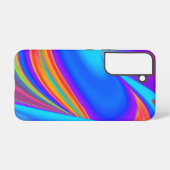 サマフィーリング、抽象芸術3Dレインボワート SAMSUNG GALAXYケース (裏面横)