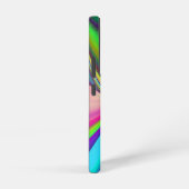 サマフィーリング、抽象芸術3Dレインボワート SAMSUNG GALAXYケース (右側面)