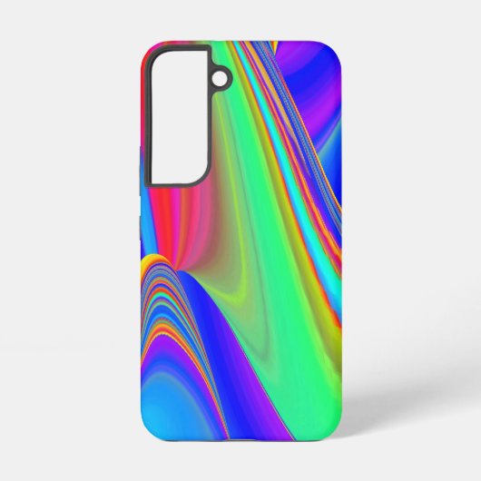 サマフィーリング、抽象芸術3Dレインボワート SAMSUNG GALAXYケース (裏面)