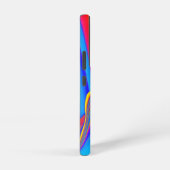 サマフィーリング、抽象芸術3Dレインボワート SAMSUNG GALAXYケース (右側面)