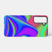 サマフィーリング、抽象芸術3Dレインボワート SAMSUNG GALAXYケース (裏面横)