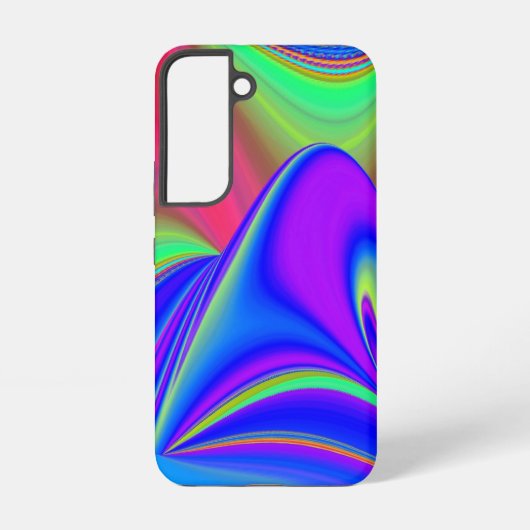 サマフィーリング、抽象芸術3Dレインボワート SAMSUNG GALAXYケース (裏面)