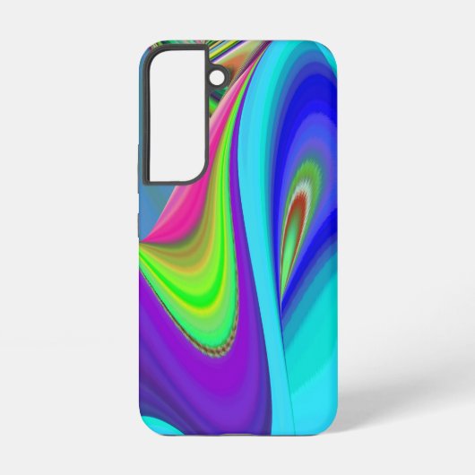 サマフィーリング、抽象芸術3Dレインボワート SAMSUNG GALAXYケース (裏面)
