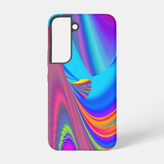 サマフィーリング、抽象芸術3Dレインボワート SAMSUNG GALAXYケース (裏面)