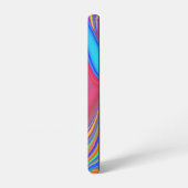 サマフィーリング、抽象芸術3Dレインボワート SAMSUNG GALAXYケース (左側面)