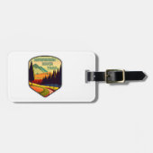 サマミッシュ川トレイル ワシントン 色 ラゲッジタグ (正面横)