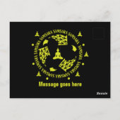 サマラ仏教 ニルヴァーナ仏教 ポストカード (裏面)