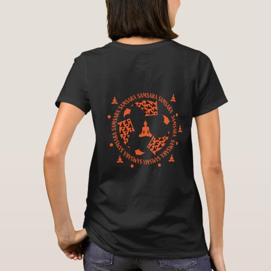 サマラ仏教 – 涅槃仏教 Tシャツ (裏面)