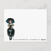 「サマラ」スティームパンクサイバーフェアリー葉書 ポストカード (裏面)