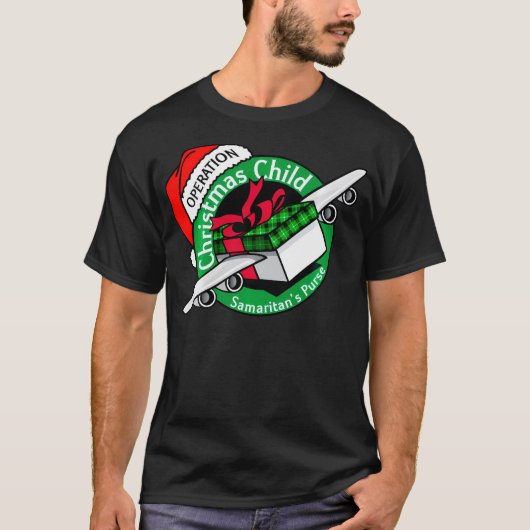 サマリア人の財布の操作クリスマスおもしろい子 Tシャツ (正面)