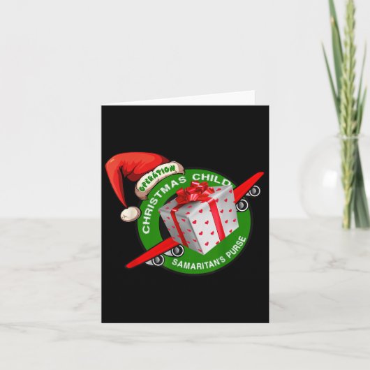 サマリタンの財布 オペレーション クリスマス・チャイルド 面白い カード (正面)