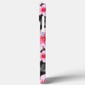 サマリーブライトパステルピンクハイビスカスフローラルパターン Case-Mate iPhoneケース (裏面 / 左)