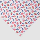 サマリー赤白青いちごブルーベリー 薄葉紙 (詳細)