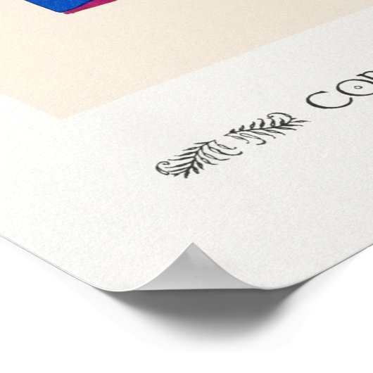 サマルカンデフラワーマーケットウォールデコール ポスター (角)