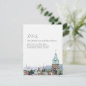 サマンサとマイケル詳細 招待状 (スタンド正面)