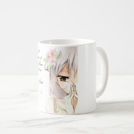 サマンサのゴシックの日本製アニメの引用文のマグ コーヒーマグカップ (正面右)
