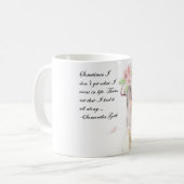 サマンサのゴシックの日本製アニメの引用文のマグ コーヒーマグカップ (正面左)