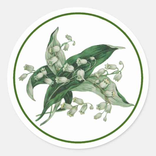 サマンサリリー2ステッカー ラウンドシール (正面)