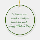 サマンサリリー2 セラミックオーナメント (裏面)