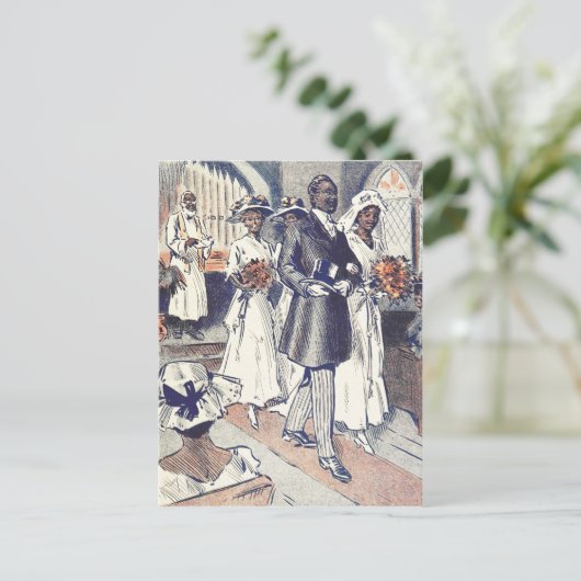 サマンサ・ジョンソンさんの結婚式 ポストカード (スタンド正面)