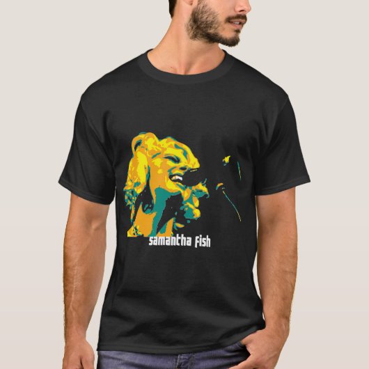 サマンサ・フィッシュ。アメリカ人シンガーソングライター兼ギタリスト Tシャツ (正面)