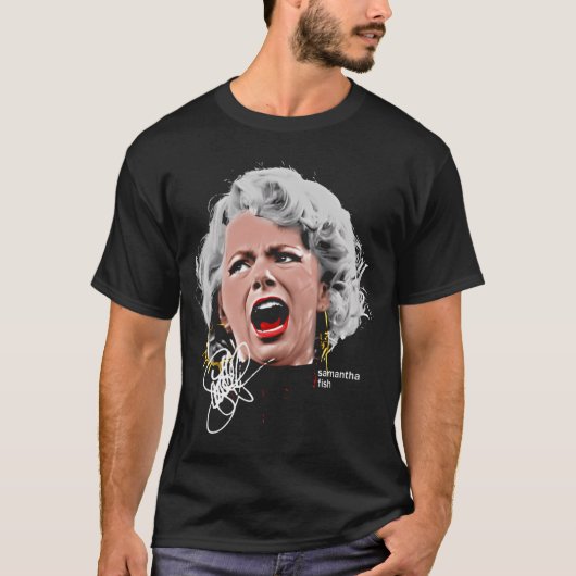 サマンサ・フィッシュ ビッグフェイス Tシャツ (正面)