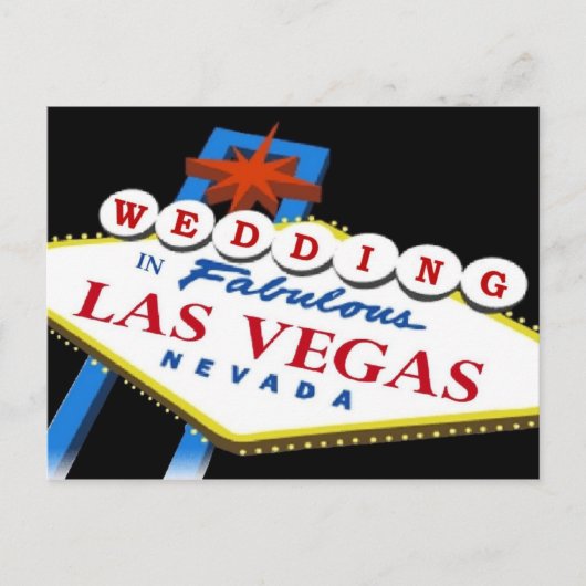 サマンティア＆ゲイリー 2010 ラスベガス ウェディング 案内ポストカード (正面)