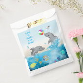 サマーおもしろいドルフィン誕生日のバッグ フェイバーバッグ (封をした状態)